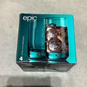 Epic Brand 16.9 Oz Highball Glasses